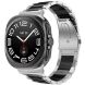 Ремешок Deexe Stainless Steel для Samsung Galaxy Watch 8 (40/44mm) / 8 Classic / Ultra (2025) - Black / Silver. Фото 3 из 5
