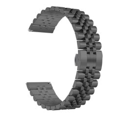Ремінець Deexe Stainless Steel Strap для годинників з шириною кріплення 22 мм - Black