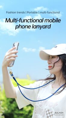 Ремешок для смартфона SULADA Love Lanyard - Black