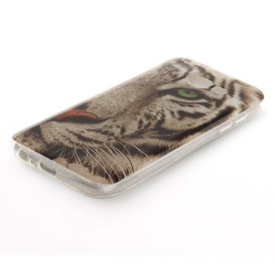 Силиконовый (TPU) чехол Deexe Life Style для Samsung Galaxy A3 2017 (A320) - Tiger