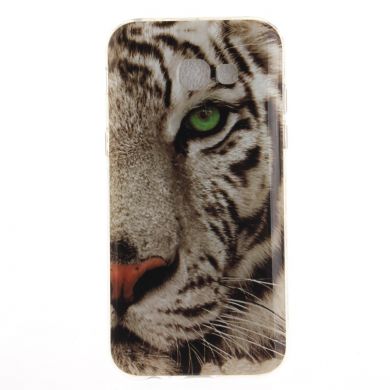 Силиконовый (TPU) чехол Deexe Life Style для Samsung Galaxy A3 2017 (A320) - Tiger