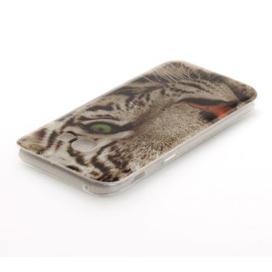 Силиконовый (TPU) чехол Deexe Life Style для Samsung Galaxy A3 2017 (A320) - Tiger