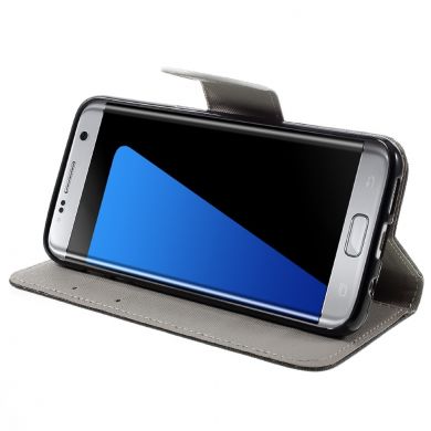 Чохол-книжка Deexe Color Wallet для Samsung Galaxy S7 edge (G935) - Don`t Touch My Phone
