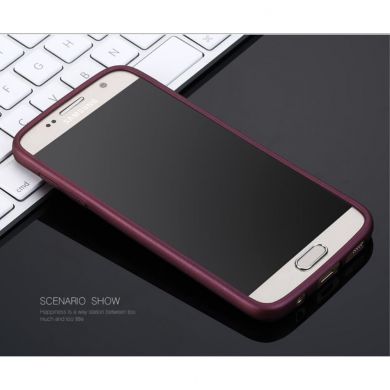 Силиконовый чехол X-LEVEL Matte для Samsung Galaxy S7 (G930) - Wine Red