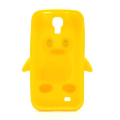 Силиконовая накладка Deexe Penguin Series для Samsung Galaxy S4 (i9500) - Yellow