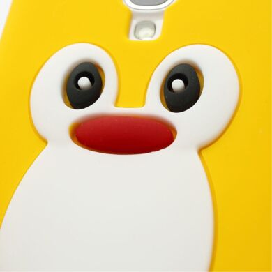 Силиконовая накладка Deexe Penguin Series для Samsung Galaxy S4 (i9500) - Yellow