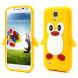 Силиконовая накладка Deexe Penguin Series для Samsung Galaxy S4 (i9500) - Yellow. Фото 1 из 7