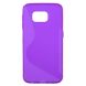 Силиконовая накладка Deexe S Line для Samsung Galaxy S6 (G920) - Violet. Фото 3 из 5