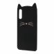 Силиконовый (TPU) чехол Deexe Cat 3D Series для Samsung Galaxy A50 (A505) / A30s (A307) / A50s (A507) - Black. Фото 2 из 5