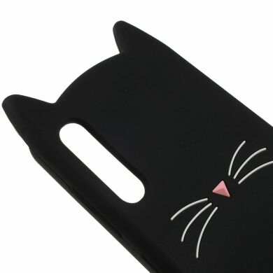 Силиконовый (TPU) чехол Deexe Cat 3D Series для Samsung Galaxy A50 (A505) / A30s (A307) / A50s (A507) - Black