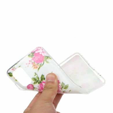 Силіконовий (TPU) чохол Deexe LumiCase для Samsung Galaxy A41 (A415) - Rose