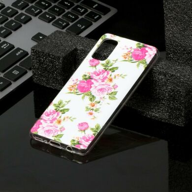 Силіконовий (TPU) чохол Deexe LumiCase для Samsung Galaxy A41 (A415) - Rose
