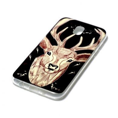 Силиконовый (TPU) чехол Deexe LumiCase для Samsung Galaxy J5 2017 (J530) - Elk