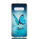 Силиконовый (TPU) чехол Deexe LumiCase для Samsung Galaxy S10 Plus (G975) - Blue Butterfly