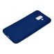 Силиконовый (TPU) чехол Deexe Matte Case для Samsung Galaxy A6 2018 (A600) - Dark Blue. Фото 3 из 7