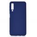 Силіконовий (TPU) чохол Deexe Matte Case для Samsung Galaxy A7 2018 (A750), Dark Blue