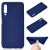 Силиконовый (TPU) чехол Deexe Matte Case для Samsung Galaxy A7 2018 (A750) - Dark Blue