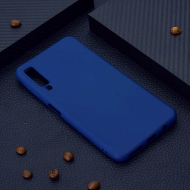 Силіконовий (TPU) чохол Deexe Matte Case для Samsung Galaxy A7 2018 (A750), Dark Blue