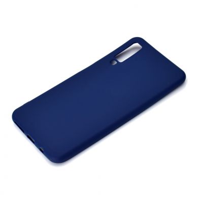 Силіконовий (TPU) чохол Deexe Matte Case для Samsung Galaxy A7 2018 (A750), Dark Blue
