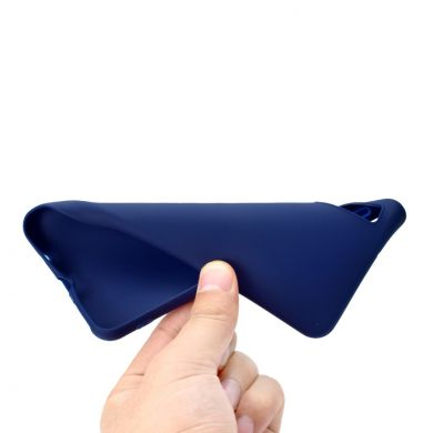 Силіконовий (TPU) чохол Deexe Matte Case для Samsung Galaxy A7 2018 (A750), Dark Blue