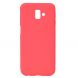 Силіконовий (TPU) чохол Deexe Matte Case для Samsung Galaxy J6+ (J610) - Red