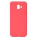 Силиконовый (TPU) чехол Deexe Matte Case для Samsung Galaxy J6+ (J610) - Red. Фото 2 из 6