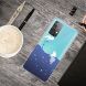 Силіконовий (TPU) чохол Deexe Pretty Glossy для Samsung Galaxy A32 (А325) - Blue Flowers