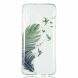 Силиконовый (TPU) чехол Deexe Pretty Glossy для Samsung Galaxy A40 (А405) - Feather and Bird