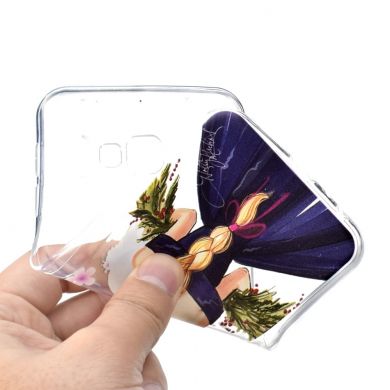 Силіконовий (TPU) чохол Deexe Pretty Glossy для Samsung Galaxy J4+ (J415), Charming Girl