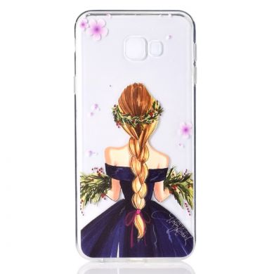 Силіконовий (TPU) чохол Deexe Pretty Glossy для Samsung Galaxy J4+ (J415), Charming Girl