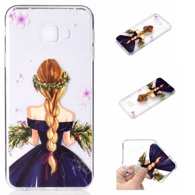 Силіконовий (TPU) чохол Deexe Pretty Glossy для Samsung Galaxy J4+ (J415), Charming Girl