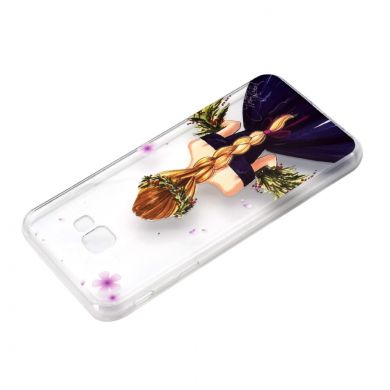 Силіконовий (TPU) чохол Deexe Pretty Glossy для Samsung Galaxy J4+ (J415), Charming Girl