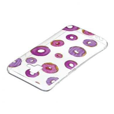 Силіконовий (TPU) чохол Deexe Pretty Glossy для Samsung Galaxy J6+ (J610) - Doughnut Printing TPU