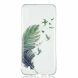 Силиконовый (TPU) чехол Deexe Pretty Glossy для Samsung Galaxy M10 (M105) - Feather and Bird. Фото 2 из 5