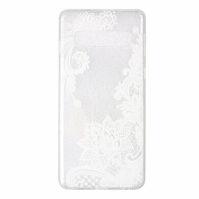 Силіконовий (TPU) чохол Deexe Pretty Glossy для Samsung Galaxy S10 (G973), Elegant Flower
