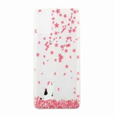 Силиконовый (TPU) чехол Deexe Pretty Glossy для Samsung Galaxy S20 Ultra (G988) - Cat and Floret