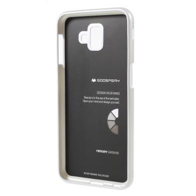 Силіконовий (TPU) чохол MERCURY iJelly Cover для Samsung Galaxy J6+ (J610), White
