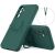 Силіконовий (TPU) чохол з кільцем Deexe Color Shell для Samsung Galaxy S26 FE - Blackish Green