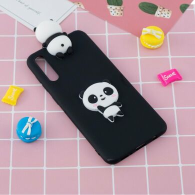 Силіконовий (TPU) чохол UniCase 3D Cartoon Pattern для Samsung Galaxy A50 (A505) / A30s (A307) / A50s (A507) - Panda Black Background