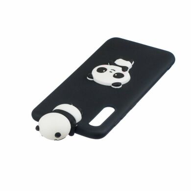 Силіконовий (TPU) чохол UniCase 3D Cartoon Pattern для Samsung Galaxy A50 (A505) / A30s (A307) / A50s (A507) - Panda Black Background