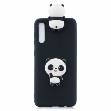 Силіконовий (TPU) чохол UniCase 3D Cartoon Pattern для Samsung Galaxy A50 (A505) / A30s (A307) / A50s (A507) - Panda Black Background