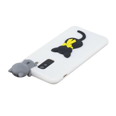Силіконовий (TPU) чохол UniCase 3D Cartoon Pattern для Samsung Galaxy A6+ 2018 (A605), Cat