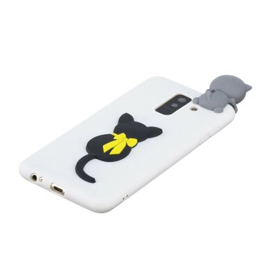 Силіконовий (TPU) чохол UniCase 3D Cartoon Pattern для Samsung Galaxy A6+ 2018 (A605), Cat