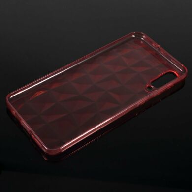 Силиконовый (TPU) чехол UniCase 3D Diamond Grain для Samsung Galaxy A50 (A505) / A30s (A307) / A50s (A507) - Pink