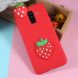 Силиконовый (TPU) чехол UniCase 3D Pattern для Samsung Galaxy A6+ 2018 (A605) - Strawberry Pattern. Фото 3 из 4