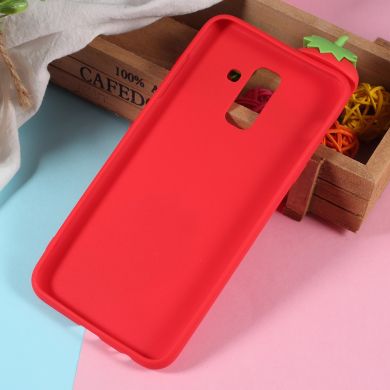 Силиконовый (TPU) чехол UniCase 3D Pattern для Samsung Galaxy A6+ 2018 (A605) - Strawberry Pattern