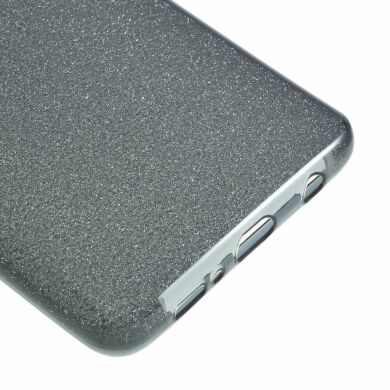 Силиконовый (TPU) чехол UniCase Glitter Cover для Samsung Galaxy S10 Plus (G975) - Black