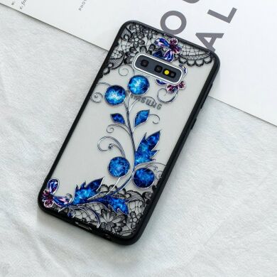Силіконовий (TPU) чохол UniCase Shiny Flowers для Samsung Galaxy S10e (G970), Butterfly and Floret