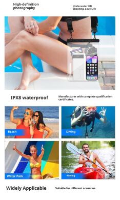 Вологозахисний чохол Deexe Waterproof Dry Case - Black