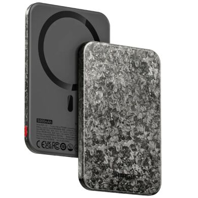 Внешний аккумулятор Sharge Carbon Mag 20W (5000mAh) - Black